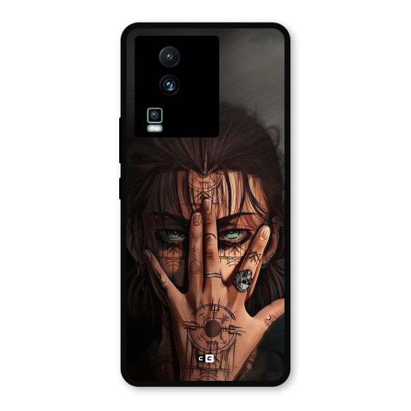 Eren Yeager Illustration Metal Back Case for iQOO Neo 7