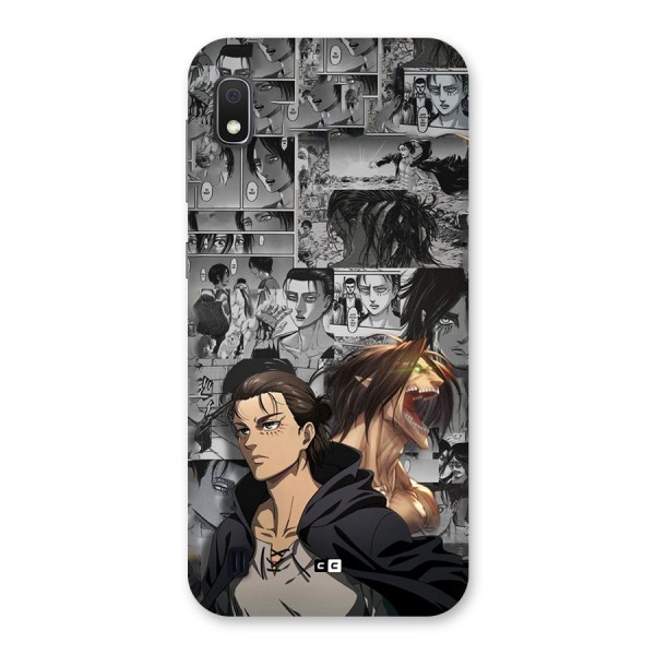 Eren Yeager Manga Back Case for Galaxy A10