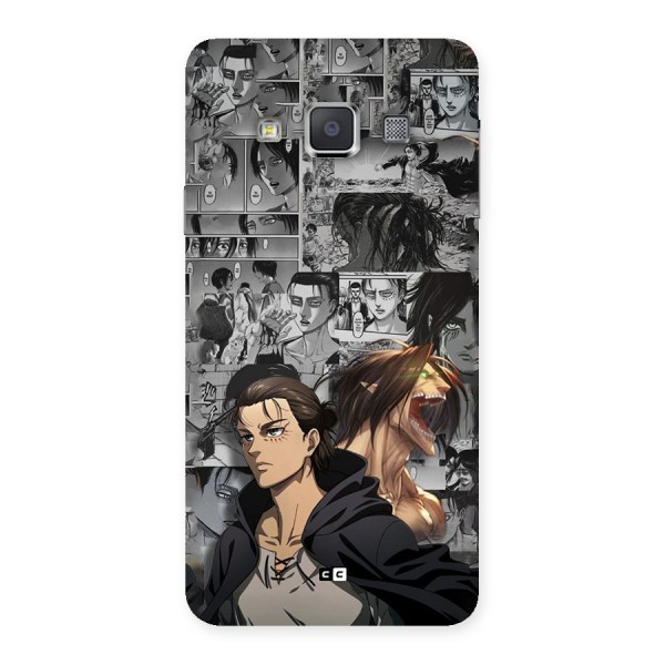 Eren Yeager Manga Back Case for Galaxy A3