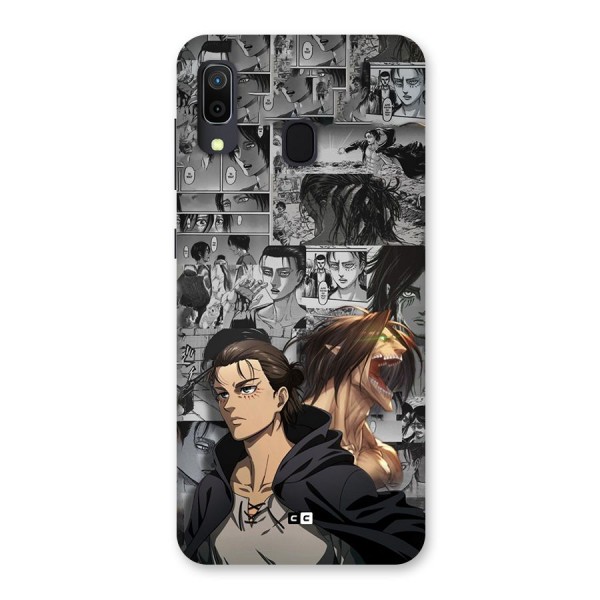 Eren Yeager Manga Back Case for Galaxy A30