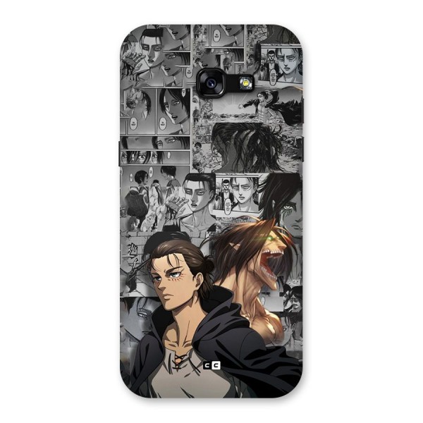 Eren Yeager Manga Back Case for Galaxy A5 2017