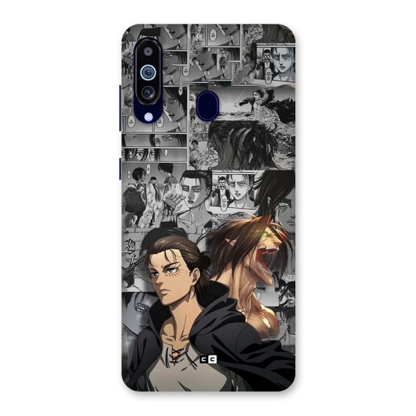 Eren Yeager Manga Back Case for Galaxy A60