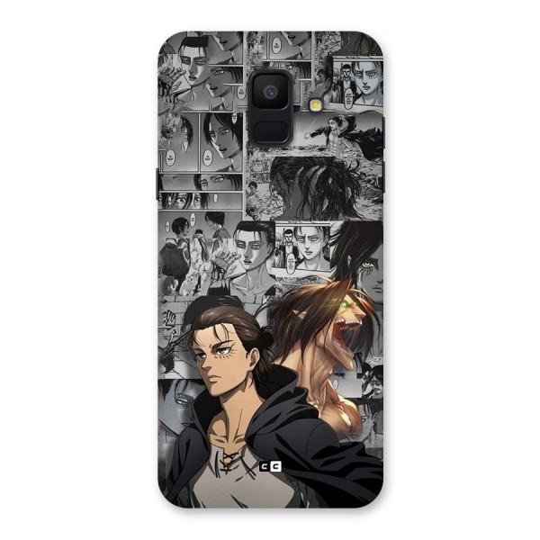 Eren Yeager Manga Back Case for Galaxy A6 (2018)