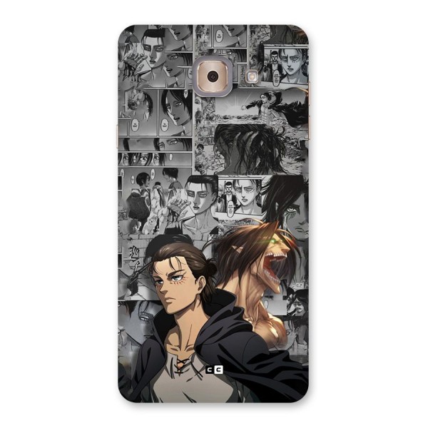 Eren Yeager Manga Back Case for Galaxy J7 Max