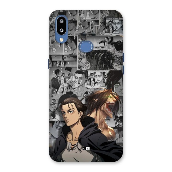 Eren Yeager Manga Back Case for Galaxy M01s