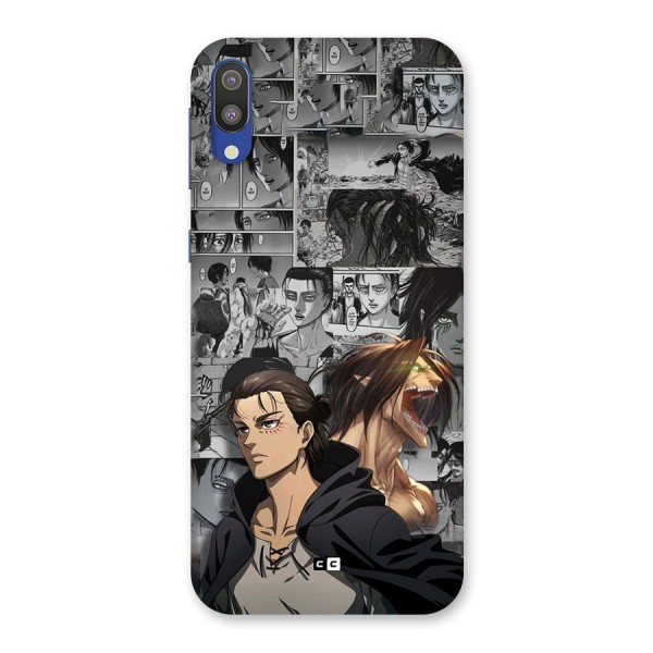 Eren Yeager Manga Back Case for Galaxy M10