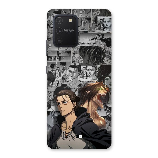 Eren Yeager Manga Back Case for Galaxy S10 Lite