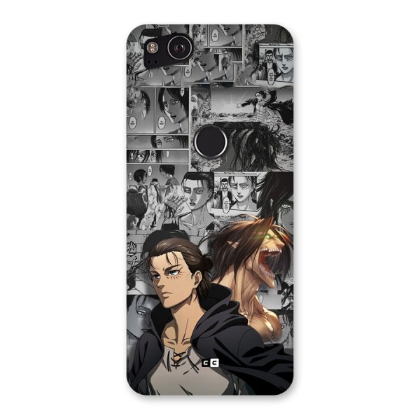 Eren Yeager Manga Back Case for Google Pixel 2