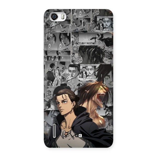 Eren Yeager Manga Back Case for Honor 6