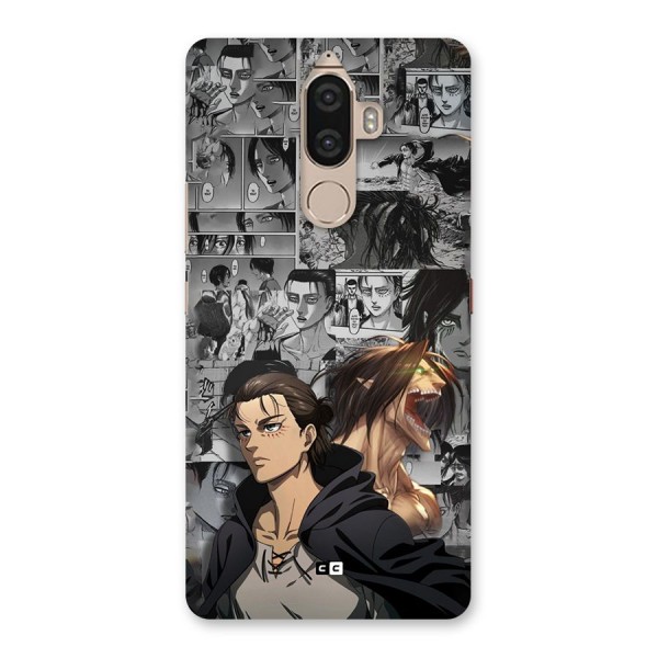 Eren Yeager Manga Back Case for Lenovo K8 Note