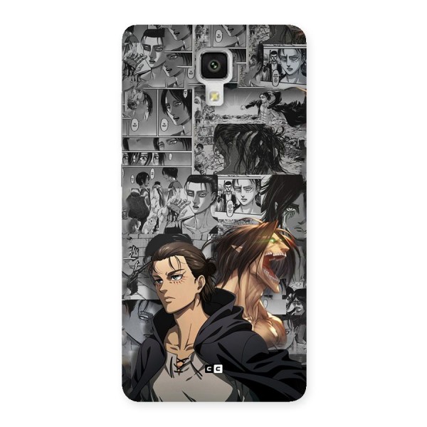 Eren Yeager Manga Back Case for Mi4