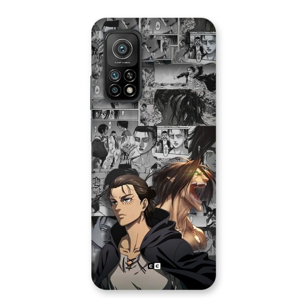 Eren Yeager Manga Back Case for Mi 10T Pro 5G