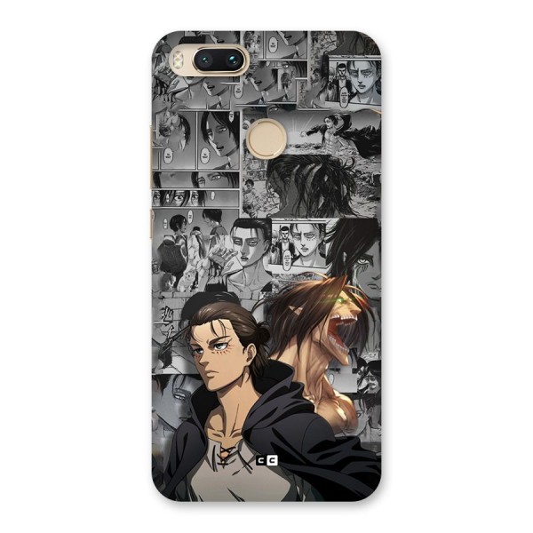 Eren Yeager Manga Back Case for Mi A1