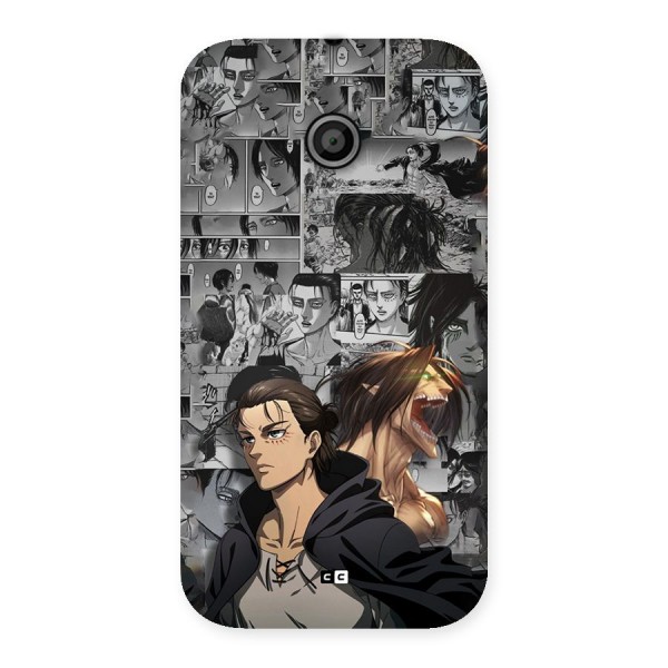 Eren Yeager Manga Back Case for Moto E