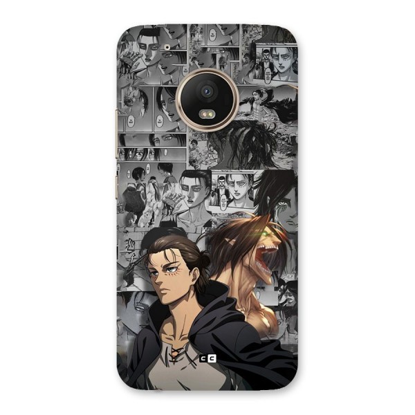 Eren Yeager Manga Back Case for Moto G5 Plus