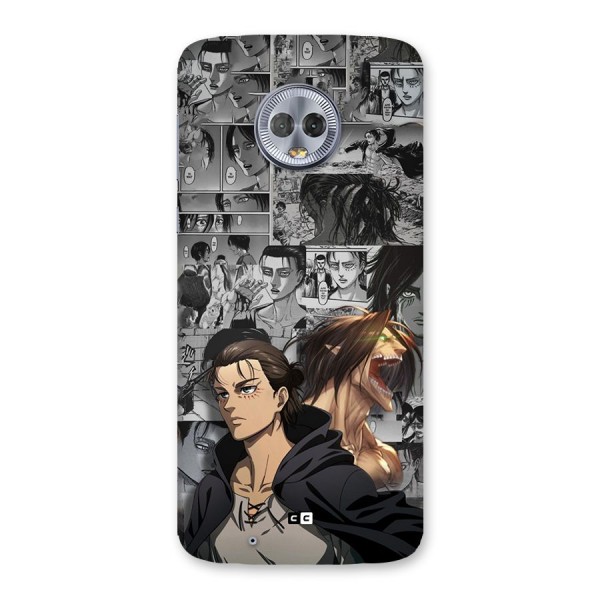 Eren Yeager Manga Back Case for Moto G6