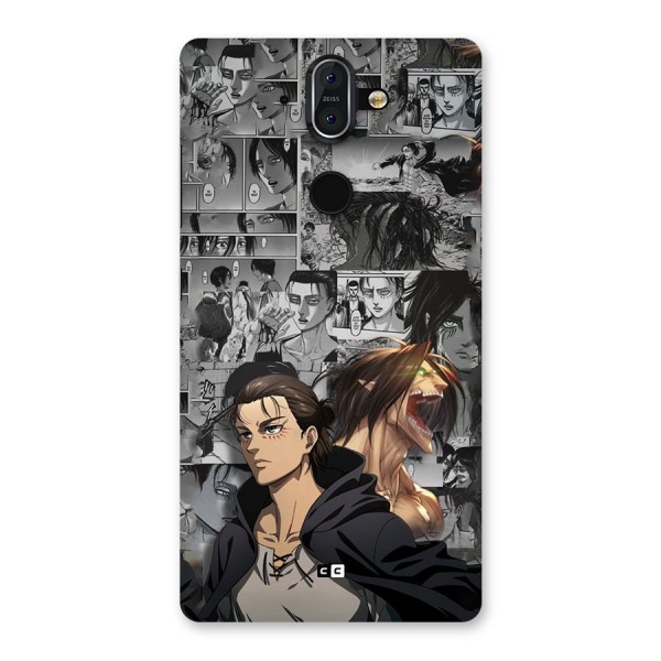 Eren Yeager Manga Back Case for Nokia 8 Sirocco