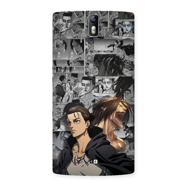 Eren Yeager Manga Back Case for OnePlus One