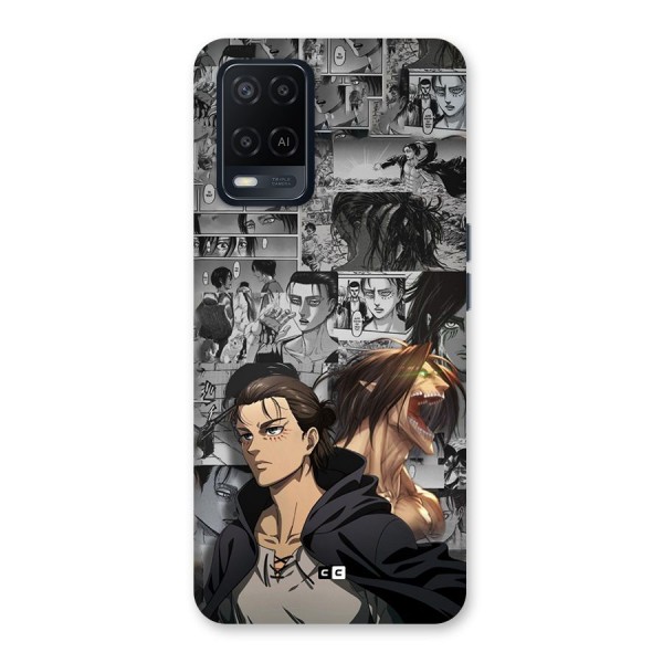 Eren Yeager Manga Back Case for Oppo A54