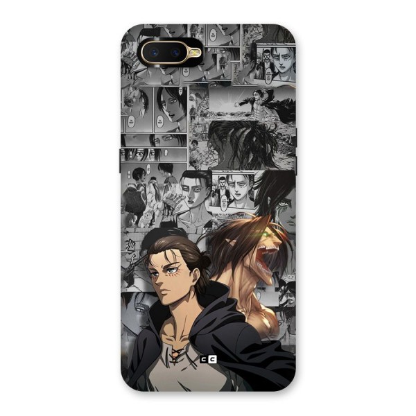 Eren Yeager Manga Back Case for Oppo K1