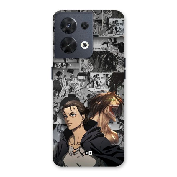 Eren Yeager Manga Back Case for Oppo Reno8 5G