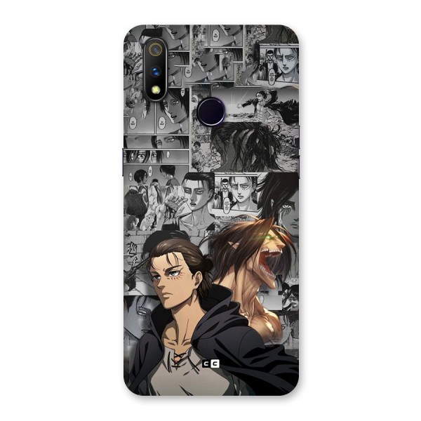 Eren Yeager Manga Back Case for Realme 3 Pro