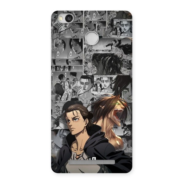 Eren Yeager Manga Back Case for Redmi 3S Prime