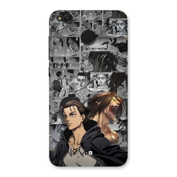 Eren Yeager Manga Back Case for Redmi 4