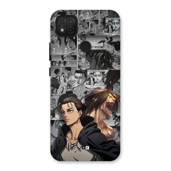 Eren Yeager Manga Back Case for Redmi 9C