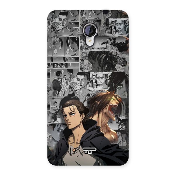 Eren Yeager Manga Back Case for Unite 2 A106