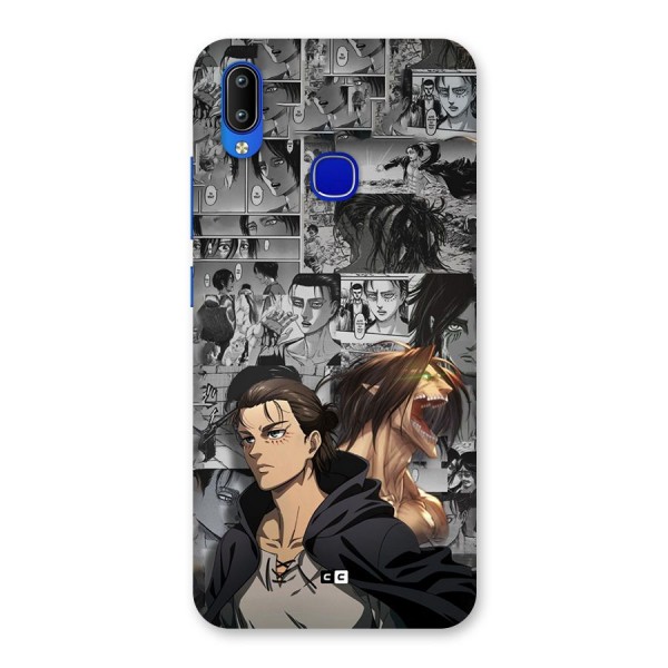 Eren Yeager Manga Back Case for Vivo Y91