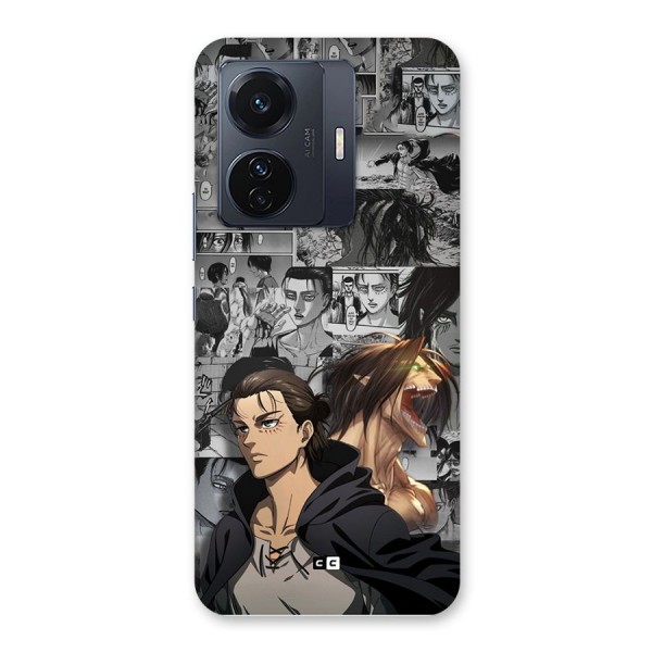 Eren Yeager Manga Back Case for Vivo iQOO Z6 Pro