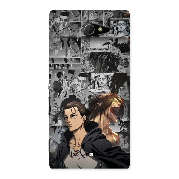 Eren Yeager Manga Back Case for Xperia M2