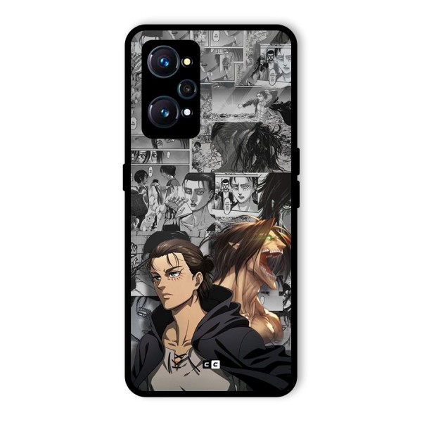Eren Yeager Manga Glass Back Case for Realme GT 2