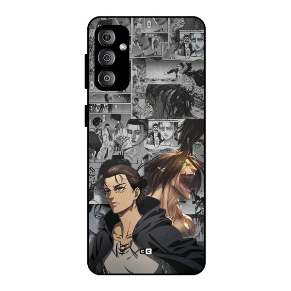 Eren Yeager Manga Metal Back Case for Galaxy F23