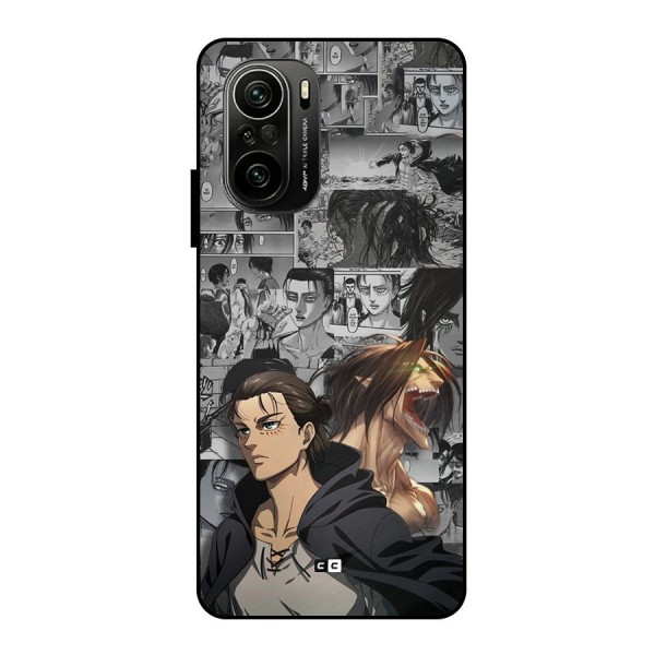 Eren Yeager Manga Metal Back Case for Mi 11X Pro