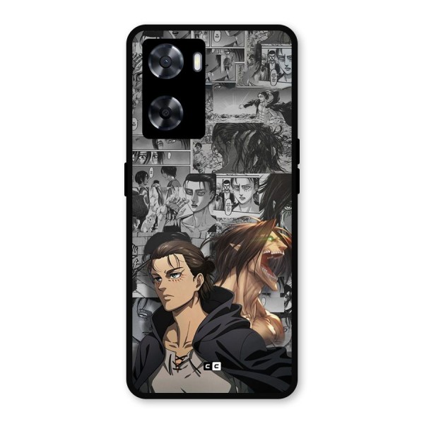 Eren Yeager Manga Metal Back Case for Oppo A77