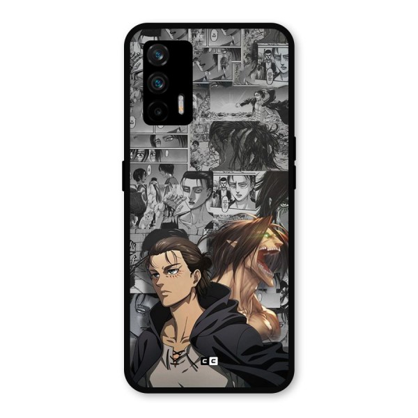 Eren Yeager Manga Metal Back Case for Realme GT 5G