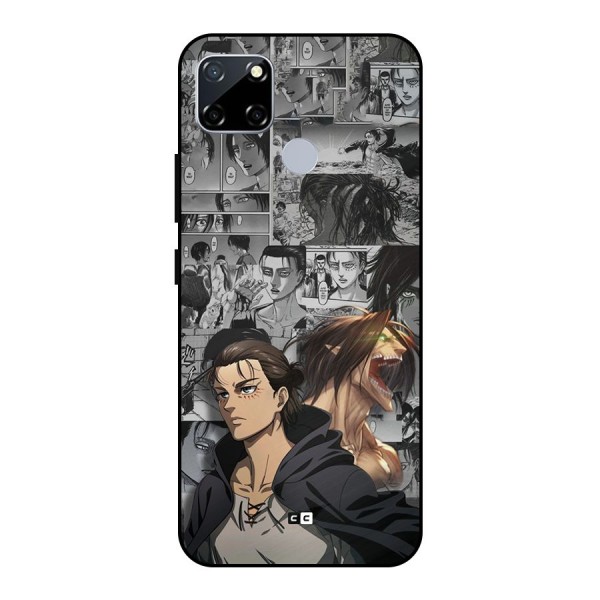 Eren Yeager Manga Metal Back Case for Realme Narzo 20