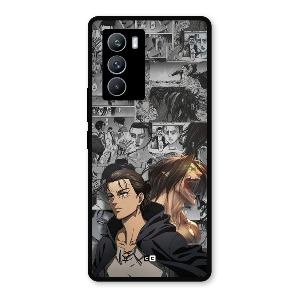 Eren Yeager Manga Metal Back Case for iQOO 9 SE