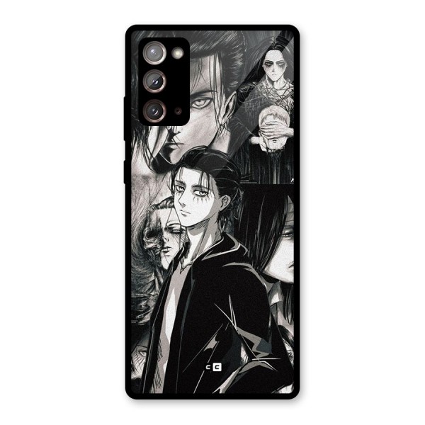 Eren Yeager Titan Glass Back Case for Galaxy Note 20