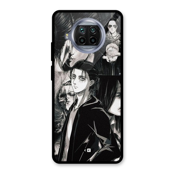 Eren Yeager Titan Glass Back Case for Mi 10i