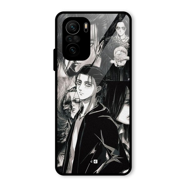 Eren Yeager Titan Glass Back Case for Mi 11x