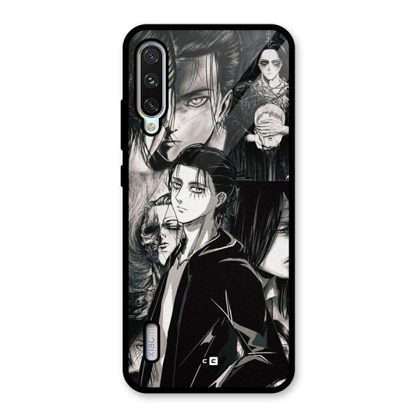 Eren Yeager Titan Glass Back Case for Mi A3