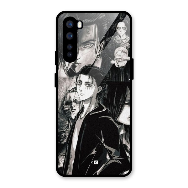 Eren Yeager Titan Glass Back Case for OnePlus Nord