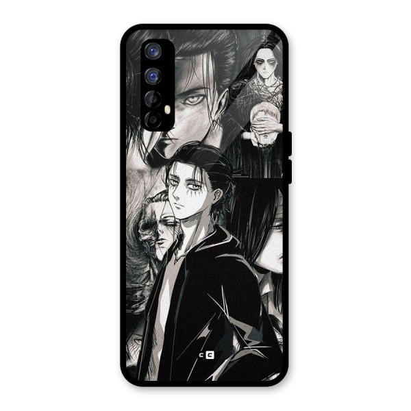 Eren Yeager Titan Glass Back Case for Realme 7