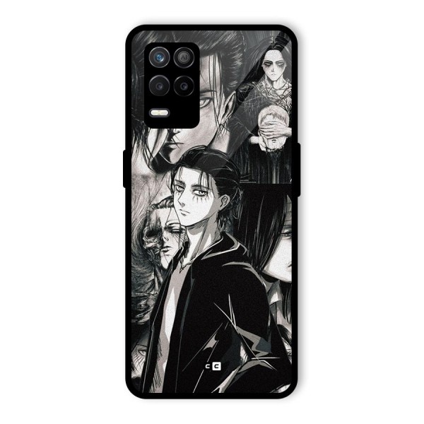 Eren Yeager Titan Glass Back Case for Realme 9 5G