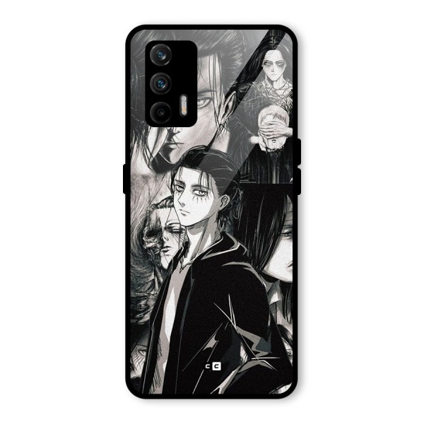 Eren Yeager Titan Glass Back Case for Realme GT 5G