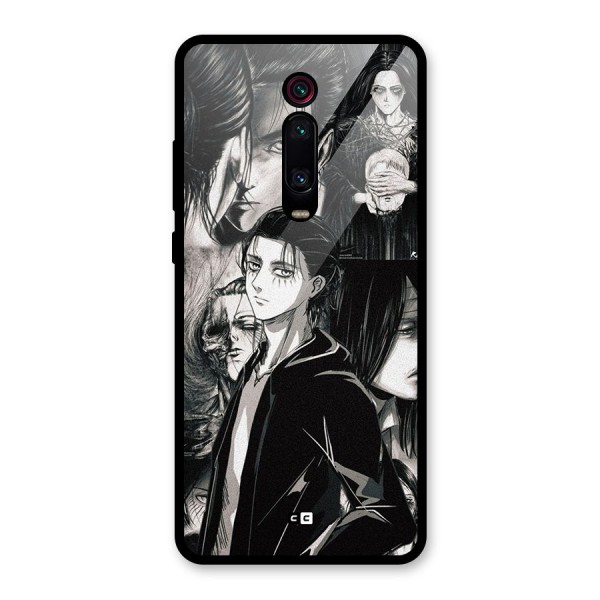 Eren Yeager Titan Glass Back Case for Redmi K20