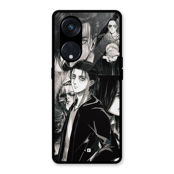 Eren Yeager Titan Glass Back Case for Reno8 T 5G